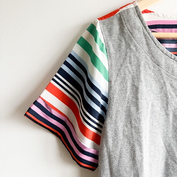 Anthropologie Porridge Mixed Media Top - Picture 4 of 9